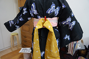 How to wear a Yukata / How to make Obi