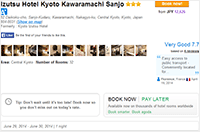 Izutsu Hotel Kyoto Kawaramachi Sanjo