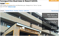 Kawaguchiko Business & Resort SAWA Hotel